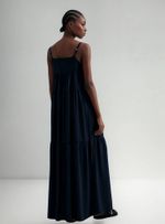 Vestido Midi Com Recortes