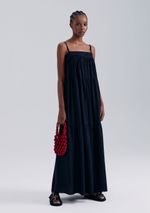Vestido Midi Com Recortes