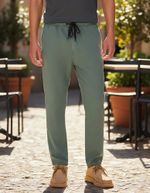 Calça Masculina Em Sarja Jogger