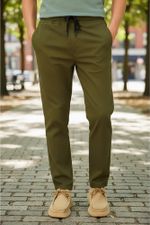 Calça Masculina Em Sarja Jogger