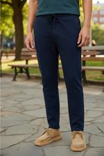Calça Masculina Em Sarja Jogger