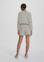 Jaqueta Feminina Bomber Em Tecido De Viscose