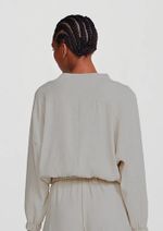 Jaqueta Feminina Bomber Em Tecido De Viscose