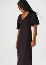 Vestido Midi Manga Godê