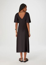 Vestido Midi Manga Godê