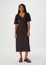 Vestido Midi Manga Godê