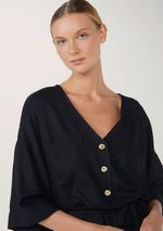 Vestido Chemise Midi Alongado