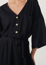 Vestido Chemise Midi Alongado