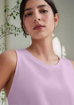 Vestido Curto Evasê Com Linho
