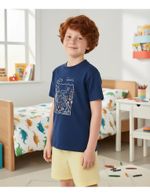 Pijama Infantil Menino Curto Com Estampa