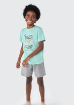 Pijama Infantil Menino Curto Com Estampa