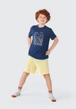 Pijama Infantil Menino Curto Com Estampa