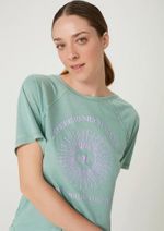 Blusa Feminina Box Texturizada Estampa Especial