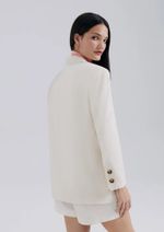 Blazer Feminino Com Linho