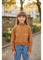 Blusão Infantil Menina Gola Alta