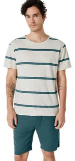 Camiseta Masculina Listrada Com Linho Bossa