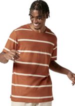 Camiseta Masculina Listrada Com Linho Bossa