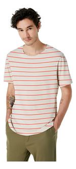 Camiseta Masculina Listrada Com Linho Bossa