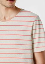 Camiseta Masculina Listrada Com Linho Bossa