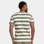 Camiseta Masculina Listrada Com Linho Bossa