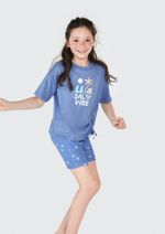 Conjunto Curto Infantil Menina Com Franzido Frontal