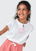 Conjunto Curto Infantil Menina Com Estampa