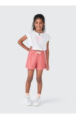 Conjunto Curto Infantil Menina Com Estampa