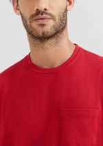 Camiseta Básica Masculina Comfort Super Cotton Com Bolso