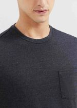 Camiseta Básica Masculina Comfort Super Cotton Com Bolso