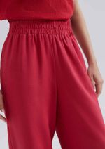 Calça Feminina Slouchy Cintura Alta Com Linho