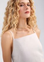 Vestido Curto Em Viscolinho