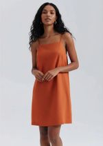 Vestido Curto Em Viscolinho