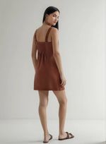 Vestido Curto Em Viscolinho Haqp
