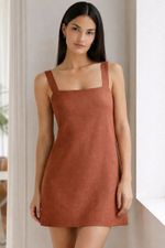Vestido Curto Em Viscolinho Haqp