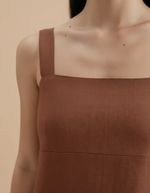 Vestido Curto Em Viscolinho Haqp
