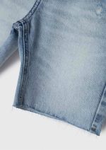 Bermuda Jeans Infantil Menino Reta