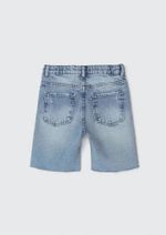 Bermuda Jeans Infantil Menino Reta