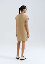 Vestido Básico Manga Curta Em Malha