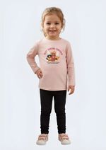 Conjunto Infantil Menina Longo Estampado Toddler 