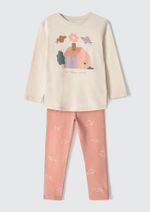 Conjunto Infantil Menina Longo Estampado Toddler 