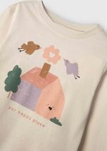 Conjunto Infantil Menina Longo Estampado Toddler 
