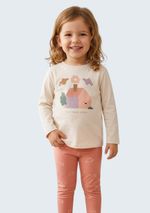 Conjunto Infantil Menina Longo Estampado Toddler 