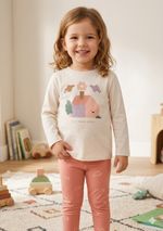 Conjunto Infantil Menina Longo Estampado Toddler 