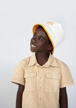 Camisa Infantil Menino Manga Curta Em Sarja