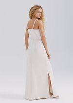 Vestido Midi Texturizado Com Linho