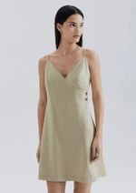 Vestido Curto Em Peach Touch
