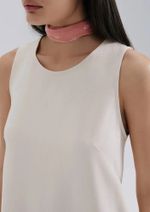 Vestido Básico Curto Trapézio Em Viscose