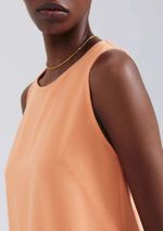 Vestido Básico Curto Trapézio Em Viscose