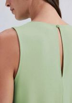 Vestido Básico Curto Trapézio Em Viscose