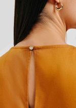 Vestido Básico Curto Trapézio Em Viscose